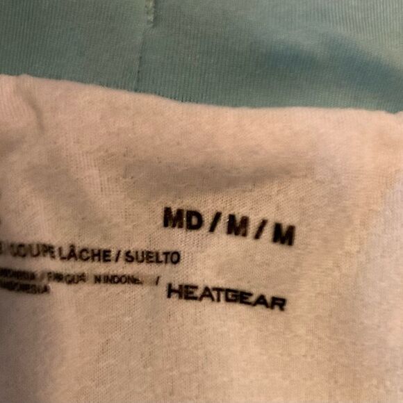 Under Armour Blue and white athletic shorts Medium - Picture 5 of 9